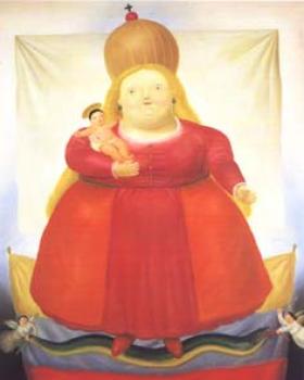 Fernando Botero : Canvas painting III